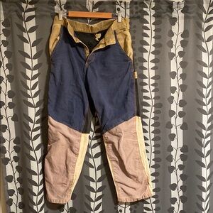 Colorblock Men's Vintage Pants
